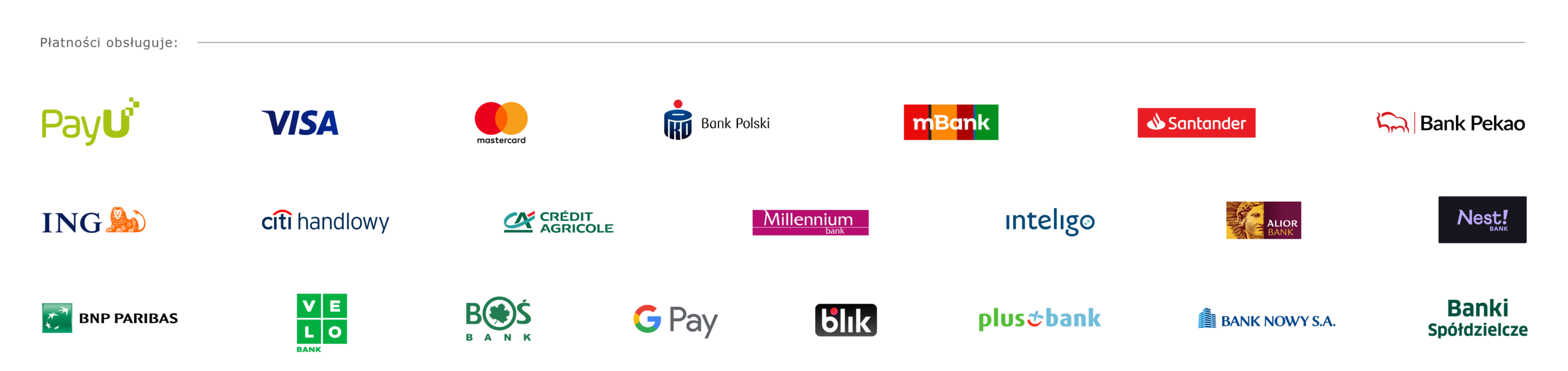 Metody płatności PayU: przelewy bankowe, karty płatnicze, BLIK, Google Pay
